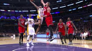 Brandon Ingram Throws Down the Huge Slam While Surrounded by Raptors