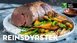 Reinsdyrstek med deilig tilbehør