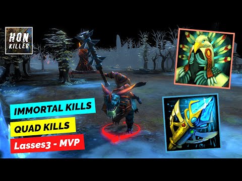 HoN Rampage SHAMAN'S HEADDRESS with STAFF OF THE MASTER - MVP