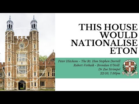 This House Would Nationalise Eton | Debate | Cambridge Union