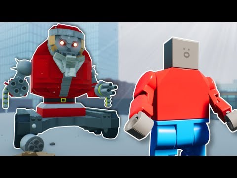 MECH SANTA SURVIVAL! - Brick Rigs Multiplayer Gameplay - Lego Survival Challenge