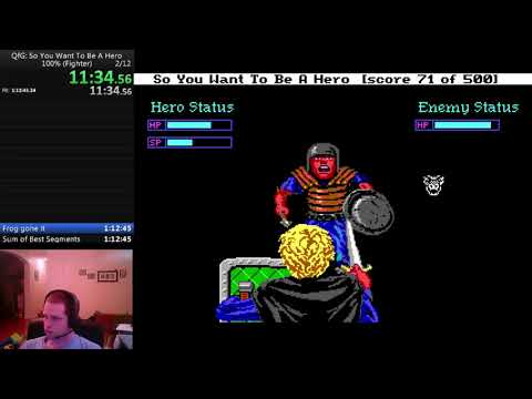 Quest for Glory 1 (EGA): Fighter 100% in 53:59 by davidtki
