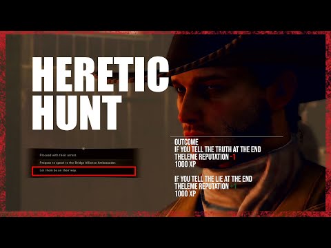 GreedFall - Heretic Hunt Side Quest, All Choices, Reputation Outcomes