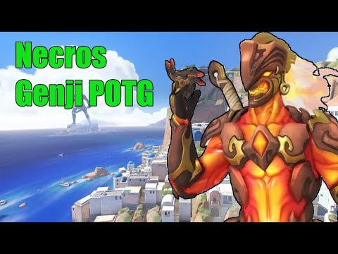 Necros Fastest Genji EU - Grand Master Overwatch Gameplay