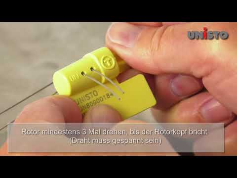Unisto Tacho Seal: Sicherheitsplombe für Tachographen