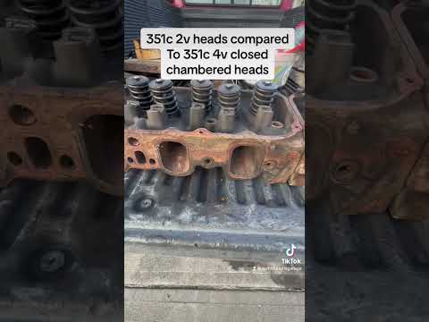 351c 2v compared to 351c 4v heads #351c