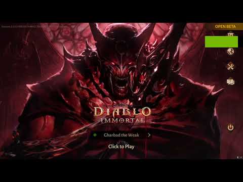 Diablo Immortal - New patch and new char Blood Knight