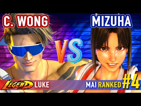 SF6 ▰ CHRIS WONG (Luke) vs MIZUHA (#4 Ranked Mai) ▰ High Level Gameplay