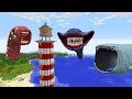 SURVIVING FROM EL GRAN MAJA TRAIN EATER AND THE BLOOP In Minecraft Gameplay