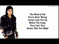 Michael Jackson Bad Lyrics