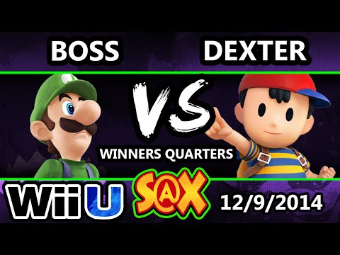 S@X - Boss (Luigi) Vs. Dexter (Ness) SSB4 Winners Quarters - Smash For wii U