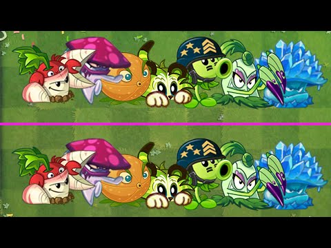 Every Plants Level 1 vs Level 5 vs Max Level - PvZ2 Challenge