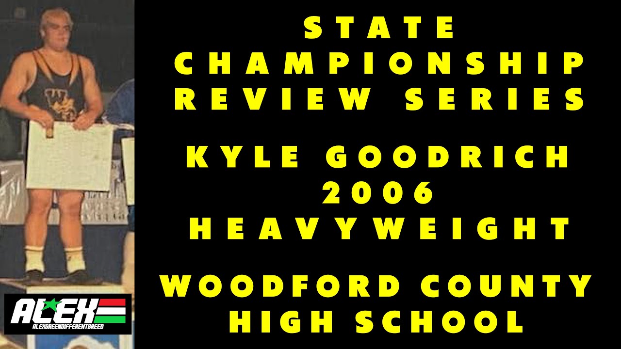 State Wrestling Championship match review w/ Kyle Goodrich (Woodford County; 2006 HWT.)