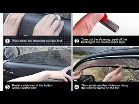 Easy Steps to install car Window Roller Curtain | Car Curtain Sun shades