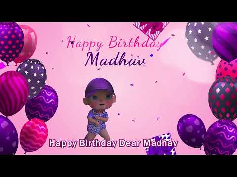 Happy Birthday Madhav | Madhav Happy Birthday Song | Madhav