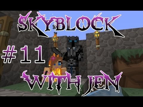 Skyblock With Jen - Our Nether Sucks! - Minecraft Let's Play - Ep. 11