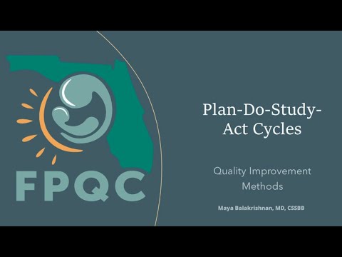 Quality Improvement Methods: PDSA Cycles