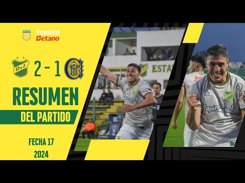 LPF 2024 - TORNEO BETANO - FECHA 17  - DEFENSA Y JUSTICIA 2 - ROSARIO CENTRAL 1 - RESUMEN