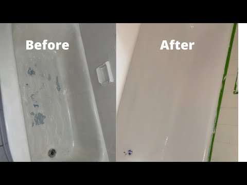 Rust-Oleum Appliance Epoxy Paint on My Bathtub Review