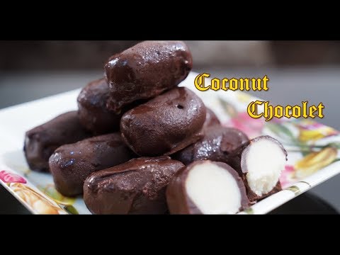 Coconut Chocolate | Homemade chocolate | Chocolate | By Amruta