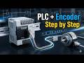 Mitsubishi PLC Encoder Connection Programming Step By Step Industrial Tutorial