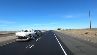 4K Driving from George to Moses Lake, Washington