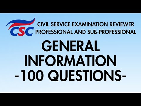 CSE Reviewer 2026: General Information 100 Questions