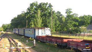 preview picture of video 'Antonivka narrow gauge locomotives TU2-097, TU2-062'