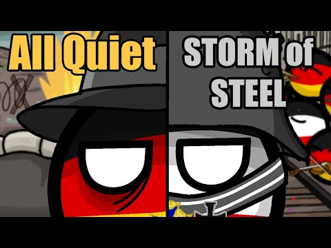 All Quiet on the Western Front vs. The Storm of Steel | Polandball/Countryball Literature & History