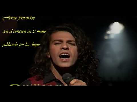 guillermo fernandez con el corazon en la mano