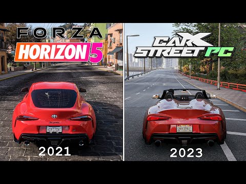 CarX Street PC vs Forza Horizon 5 | WHICH GAME IS MORE REALISTIC? (Physics & Details Comparison)