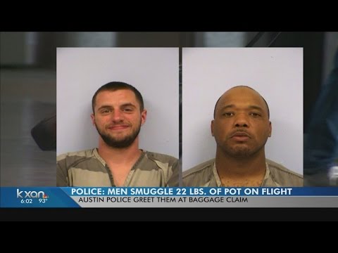 22 pounds of marijuana found in suitcase at Austin airport, 2 arrested