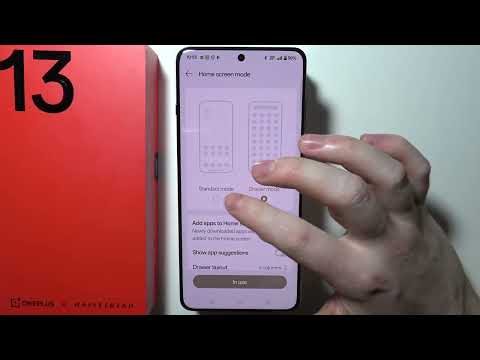 OnePlus 13: How to Turn On/Off App Drawer