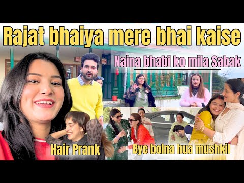 My God brother's story || Hair Prank || Visited Kufri Shimla || Himachal || Aanchal and Helly