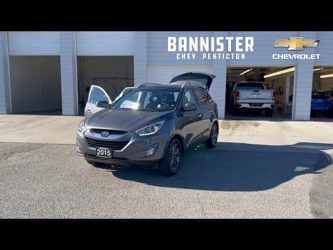 2015 Hyundai Tucson FWD 4dr Auto GLS in Gray for sale at Bannister Chevrolet Penticton in Penticton, BC
