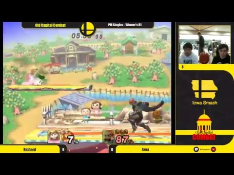 OCC Project M Singles - Losers R1 - k4 (Ganondorf) vs SH | Area (Peach)