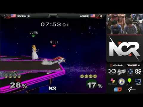 NCR 2015: Melee - Bracket Pools - Winner Finals: PewPewU (Marth) vs Azusa (Peach)