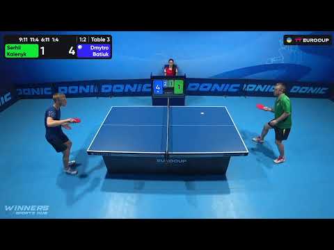11:35 Serhii Kalenyk - Dmytro Batiuk 12.07.2023 TT Euro.Cup Ukraine Professional. TABLE 3