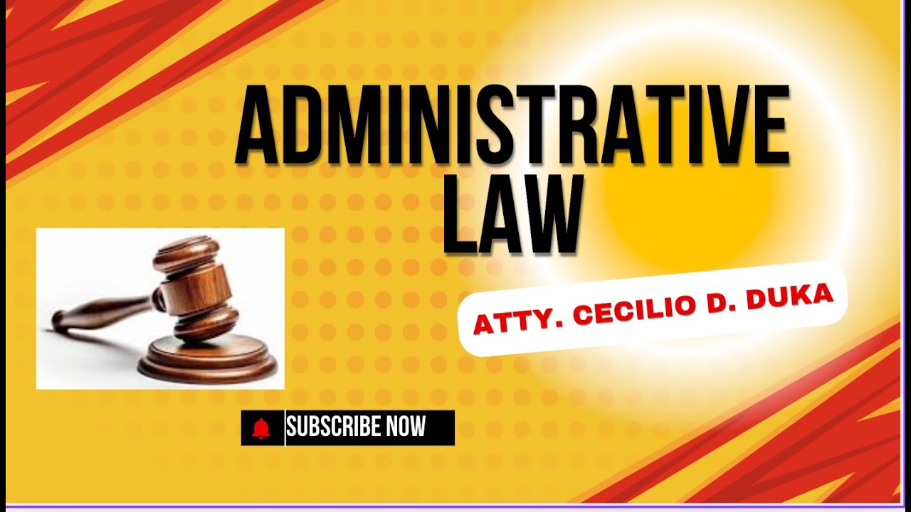 Admin Law - YouTube