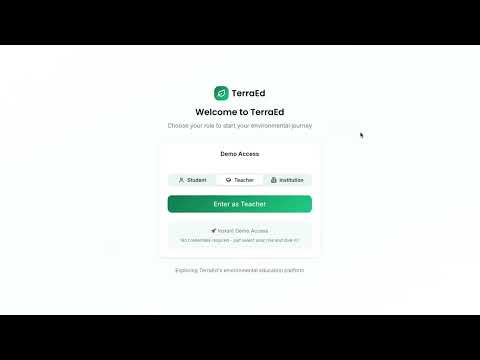 TerraEd: Where Learning Meets Action for a Greener Tomorrow