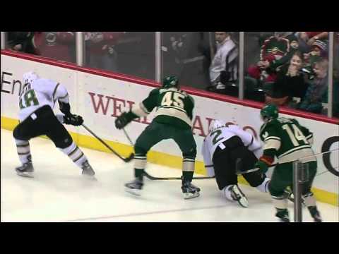 Carson McMillan drills Niklas Grossman HD