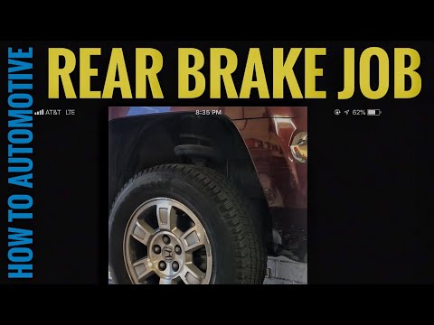How to Replace Rear Brake Pads and Machine Rotors on a 2007 Honda Ridgeline/Pilot