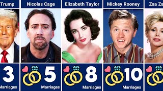 Celebrities Who Married The Most Times - You Won't Believe!