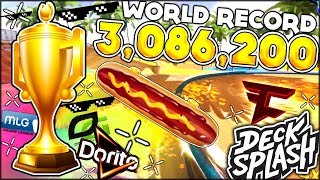 WORLD RECORD: 3,086,200 COMBO!! THE BIGGEST SPLASH EVER | DeckSplash Gameplay (Montage)