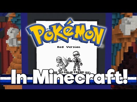 POKÉMON RED in MINECRAFT! (Map Showcase)