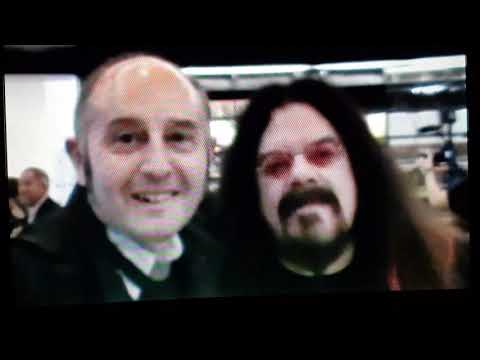 Bobby Bennett with Jeff Lynne, Roy Wood and Jasper Carrott 2014