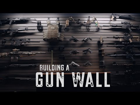 Hold Up Displays Gun Wall | Office/Studio Renovation Pt.1