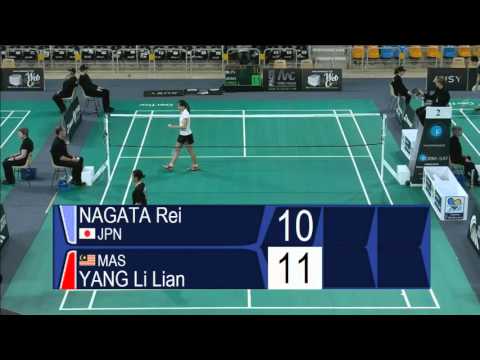 Rei Nagata vs Li Lian Yang (WS, Qualifier) - Orleans Intl. 2016