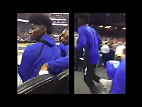 Jonathan Isaac Was So Nervous He Forgot His To Put His Jersey On | 10/20/2017