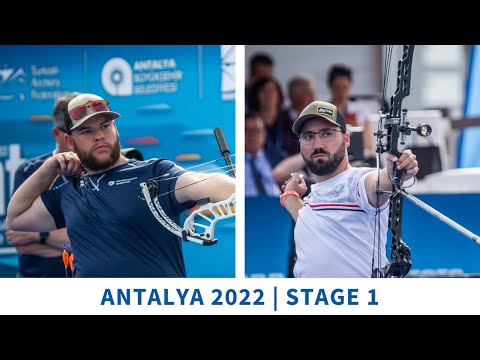 Mike Schloesser v Adrien Gontier – compound men gold | Antalya 2022 World Cup S1